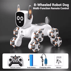 8‑Wheel Multi‑Functional RC Robot Dog Ⓢ