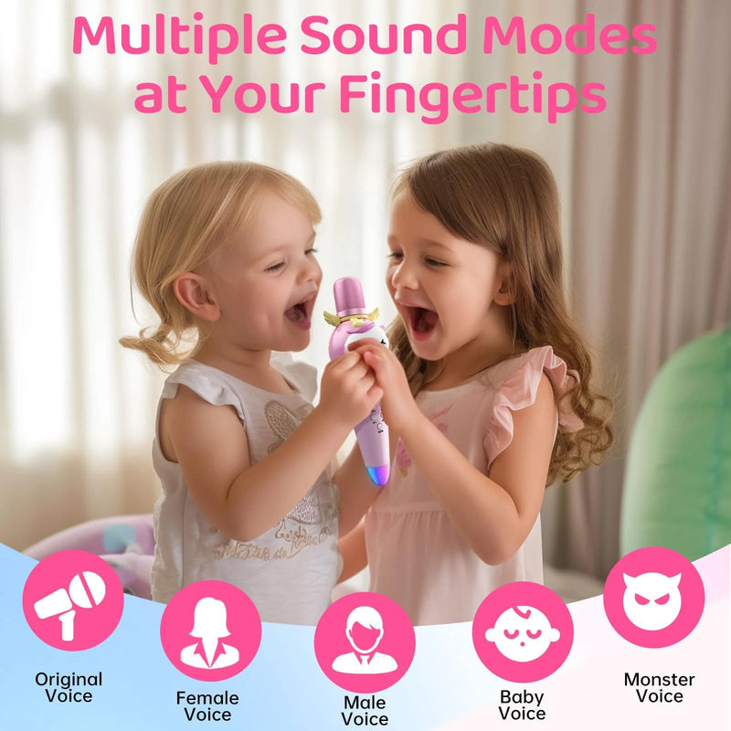 Kids Wireless Karaoke Microphone Speaker